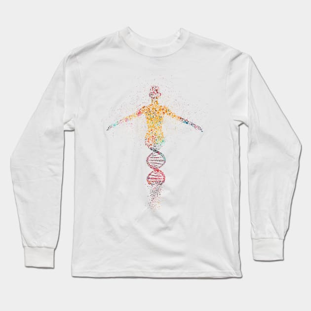 DNA Long Sleeve T-Shirt by erzebeth